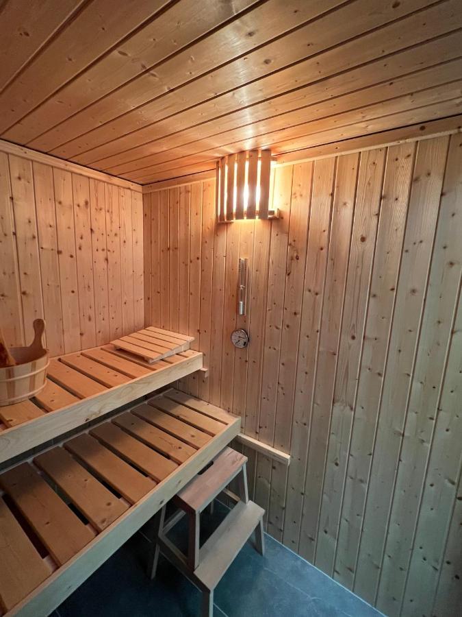 Ferienhaus Auszeit Mit Sauna Schwarz Kültér fotó