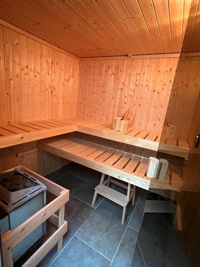 Ferienhaus Auszeit Mit Sauna Schwarz Kültér fotó